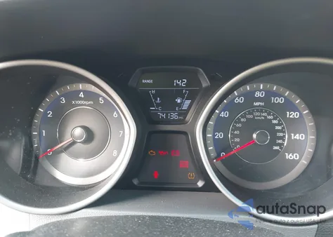 2016 Hyundai Elantra Sport из США, поврежденный, VIN KMHDH4AH5GU620492